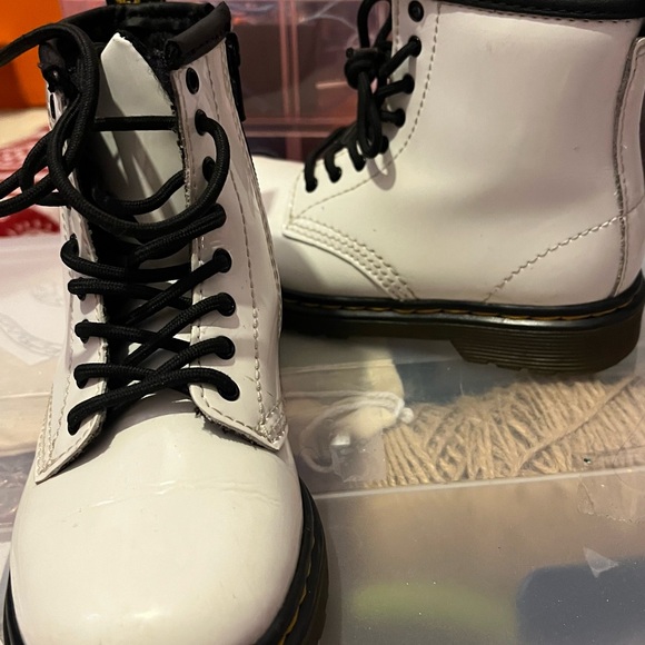 Other - Doc Marten Size 9C White Combat Boots